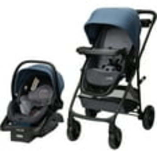 Safety 1st Grow and Go Sprint Modular Travel System Stroller with Rear-Facing Infant Car Seat, Bluestone, Toddler, Unisex