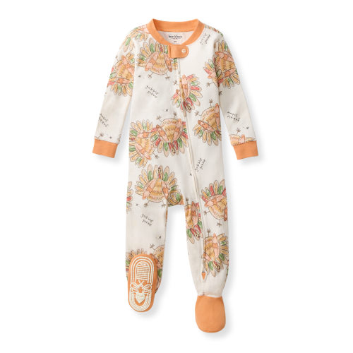 Vivid Turkey Organic Cotton Sleeper – Burt's Bees Baby