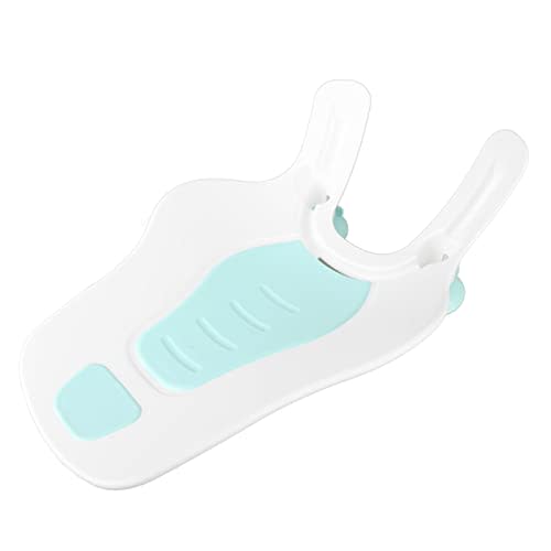 Infant Sink Bather,SemiCircular Basin Rinse Clean Baby Bathing Suit Foldable Butt Wash Ergonomic Portable Home for Newborn (Mint Green)