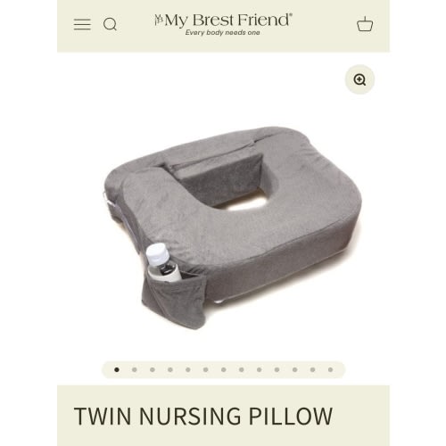 Twin Nursing Pillow