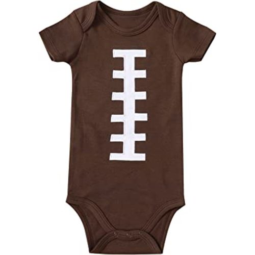 Infant Baby Football Baseball Soccer Sport Jersey Outfit Costume Bodysuit Interlock 195 Gsm 0-24 Months