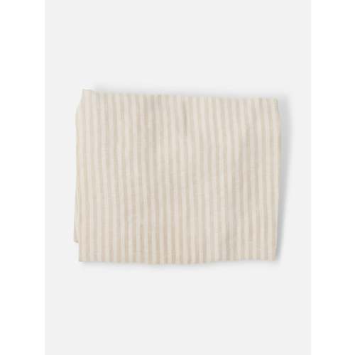 Linen Baby Lounger Cover - Natural Striped