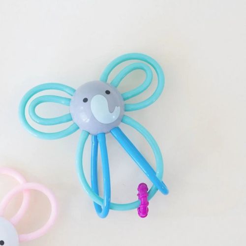 Manhattan Toy Winkel Elephant Rattle And Sensory Teether Baby Toy