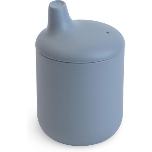 mushie 100% Silicone Baby Sippy Cup | 6 Months+ (Tradewinds)