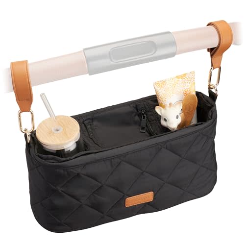 Stroller Caddy Organizer With 2 Cup Holders