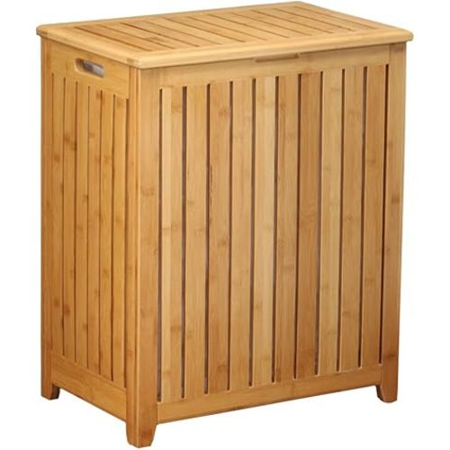 Oceanstar Spa-Style Bamboo Laundry Hamper