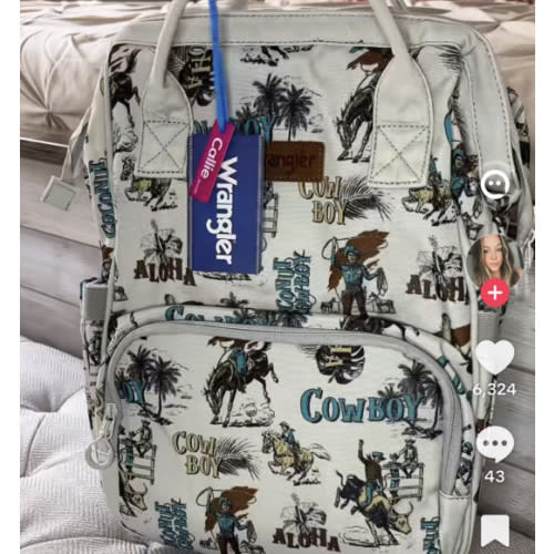 Wrangler Cowboy Diaper Bag