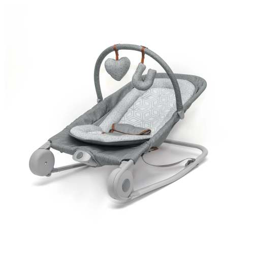 2-in-1 Bouncer & Rocker Duo - Heather Gray