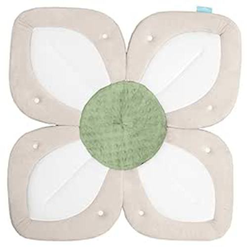 Amazon.com: Blooming Bath Baby Bath Seat - Baby Tubs for Newborn Infants to Toddler 0 to 6 Months and Up - Baby Essentials Must Haves - The Original Washer-Safe Flower Seat (Lotus, White/Olive) : Baby