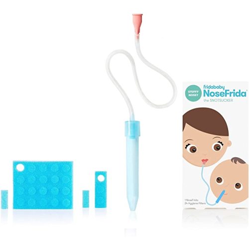 Frida Baby Nasal Aspirator NoseFrida the Snotsucker with 24 Extra Hygiene Filters