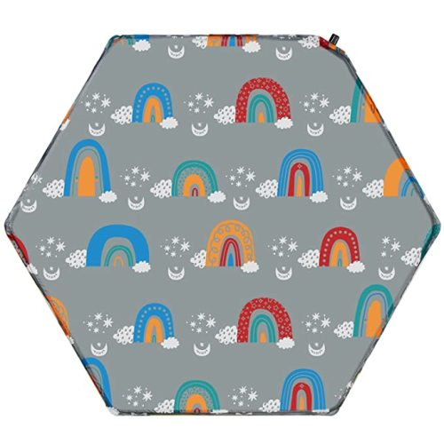 Amazon.com : Hoybell Hexagon Playpen Mat Rainbow