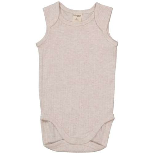 Medium Brown Baby 3 Pack Sleeveless Organic Cotton Bodysuit | Best&Less™ Online