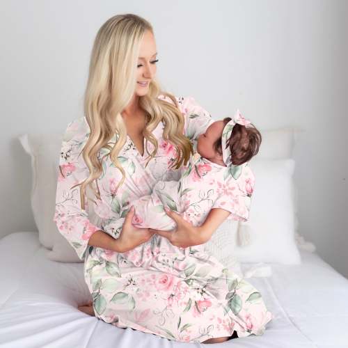 Ella Robe and Swaddle Matching Set