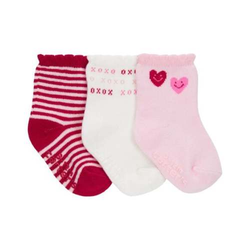Baby Valentine's Day 3-Pack Socks - Carter's | Carter's