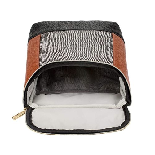 Itzy Ritzy Insulated Bottle Bag – Keeps Bottles Warm or Cool - Holds 3 Bottles & Features Interior Pocket For Ice Pack (Not Included), Coffee and Cream - Coffee & Cream