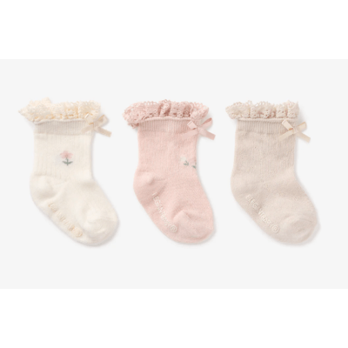 3PK Floral Socks | The Children's Shop