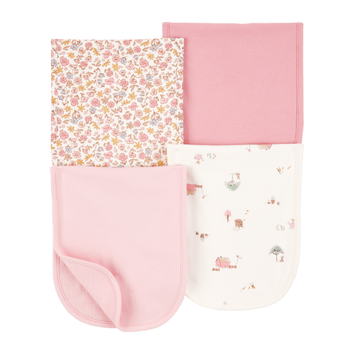 Baby 4-Pack Burp Cloths - Pink - Carter's | Carter's