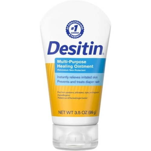 DESITIN Multipurpose Baby Diaper Rash Ointment with White Petrolatum Skin Protectant 3 5 oz Pack of 2