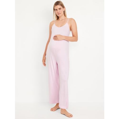 Maternity Sleeveless Pajama Jumpsuit - Size: Large