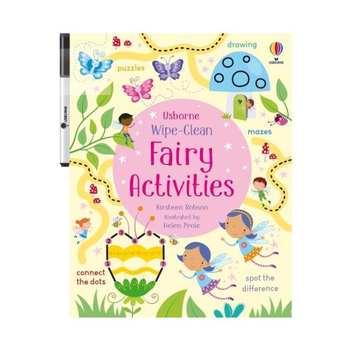 Wipe-Clean Fairy Activities - (Wipe-Clean Activities) by Kirsteen Robson (Paperback)