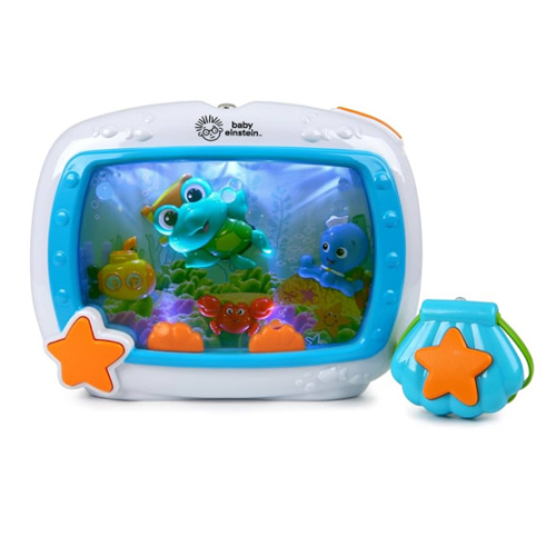 Baby Einstein Sea Dreams Soother Musical Crib Toy and Sound Machine, Newborn and up