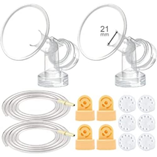 Maymom Breast Pump Kit Compatible with Medela Pump in Style Advanced Breastpumps NOT for Pump in Style with MaxFlow, 21 mm Breastshield