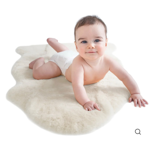 Lambskin Rugs For Baby Room - Hypoallergenic // Woolino