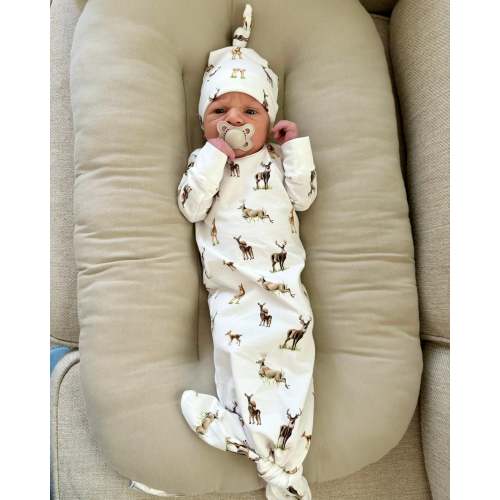 Little Fawn, Big Yawn Deer - Newborn Outfit + Hat