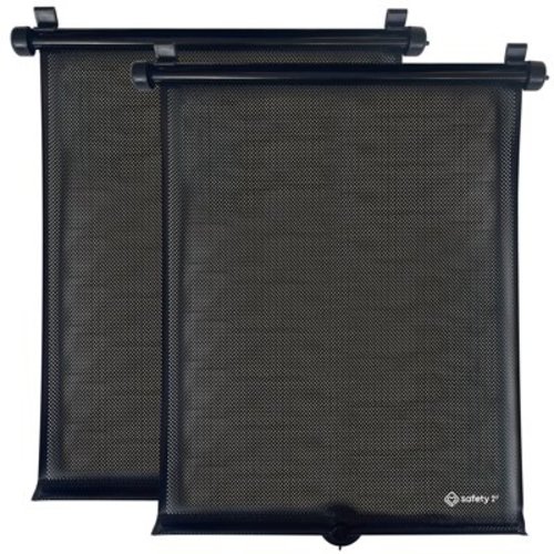 Safety 1st Retractable Roller Shade Sun Protection for Car Windows, 2-Pack