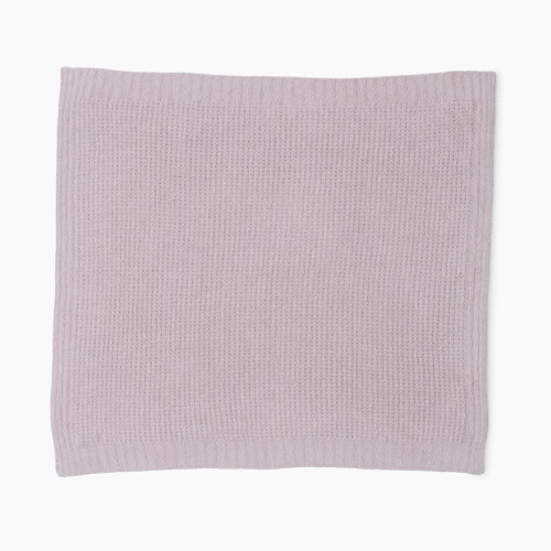 Barefoot Dreams CozyChic Lite Waffle Receiving Blanket - Petal