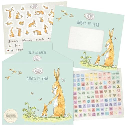 Guess How Much I Love You Babys 1st Year Wall Calendar Calendar – Wall Calendar, October 3, 2023