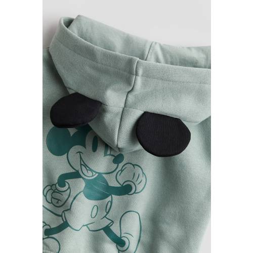 HOODED JACKET WITH EMBROIDERED MOTIF - 3T