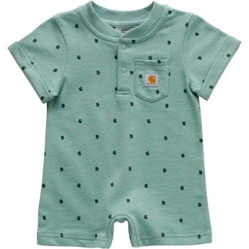 Kids' Short Sleeve French Terry Romper (Infant)