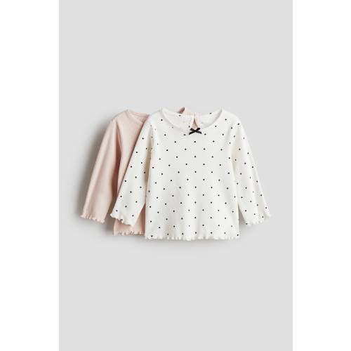 2-PACK RIBBED JERSEY TOPS