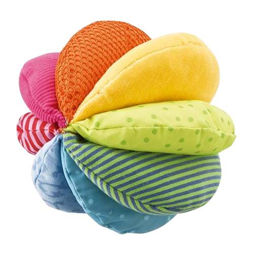 Rainbow Fabric Baby Ball with 8 Different Sensory Effects