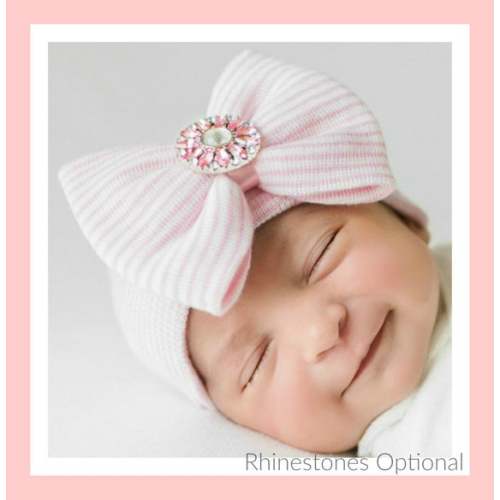 Baby Girl Hospital Outfit Newborn Girl Hospital Hat With Bow - Etsy