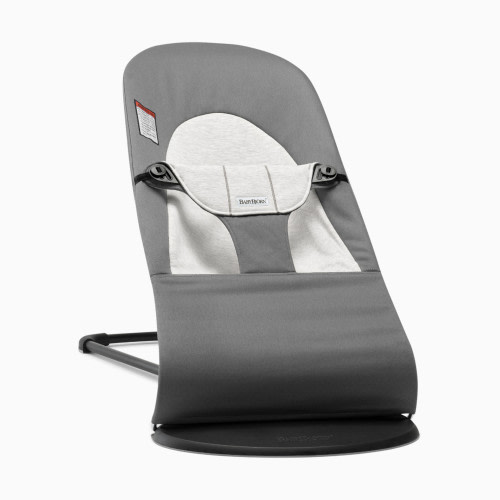 BabyBjörn Bouncer, Balance Soft, Tri-Fabric - Cotton Jersey/Dark Gray/Gray (2016)