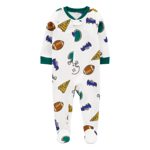Toddler 1-Piece Sport Fleece Footie Pajamas - Carter's | Carter's