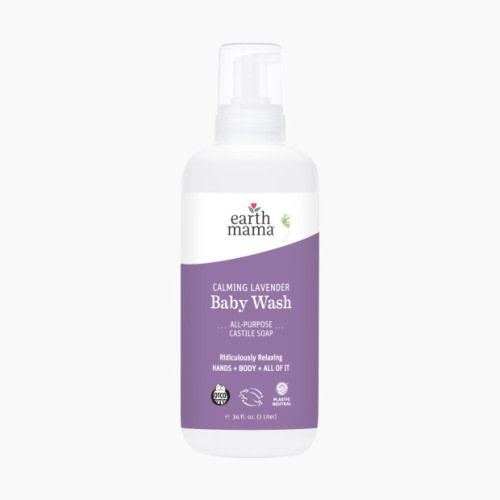 Earth Mama Calming Lavender Baby Wash - Calming Lavender, 34 Fl Oz