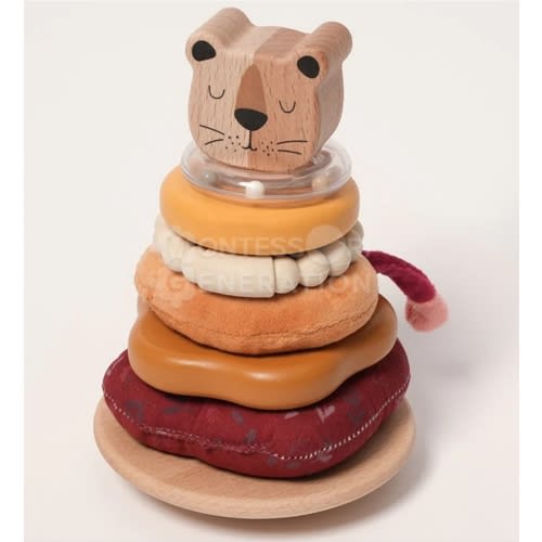 Montessori Little Lion Stackker - Adorable & Educational!