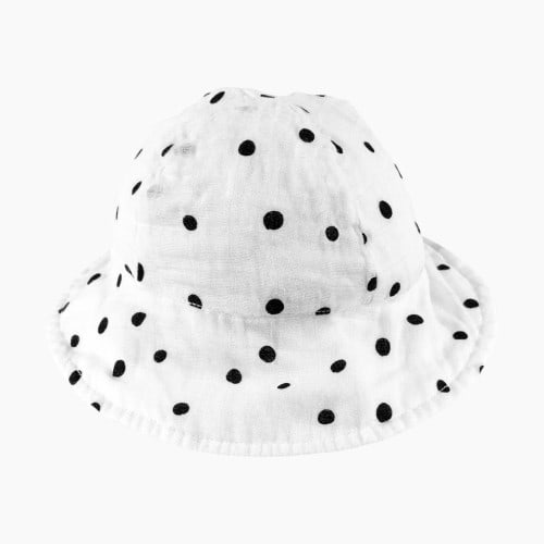 Bebe au Lait Oh-So-Soft Muslin Sun Hat - Dottie