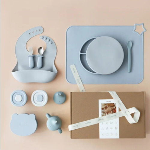 First Bites Gift Set (Ether/Sky Blue)