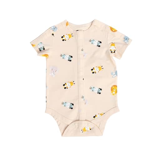 Spoonie Threads Short Sleeve Vertical All-Access Bodysuit | Preemie to 4T | Port Friendly Clothing