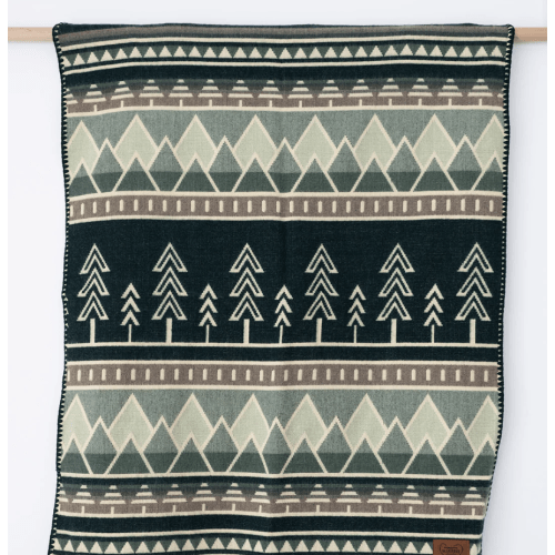 Tree Line Baby Blanket - Heartprint Threads