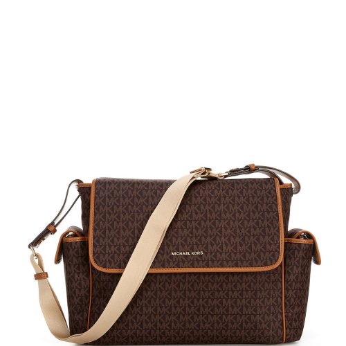Michael Kors Travel Large Signature Logo Diaper Messenger Bag