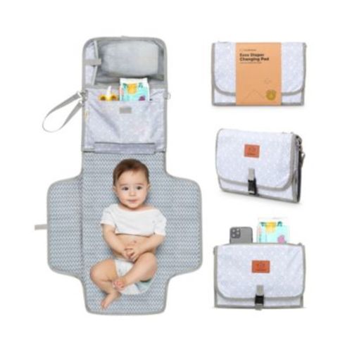 Ezee Diaper Changing Pad, Portable Diaper Changing Mat, Waterproof Foldable Diaper Changing Pad