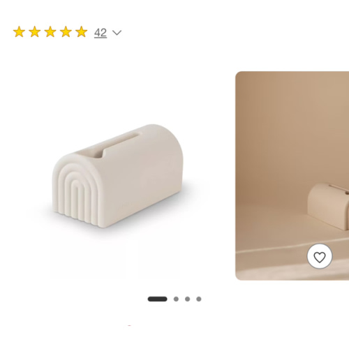 Mushie Bath Spout Cover - Shifting Sand
