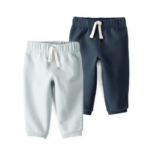 Baby Boy 2-Pack Daydream Fleece Pull-On Pants Set - Blue - Carter's | Carter's
