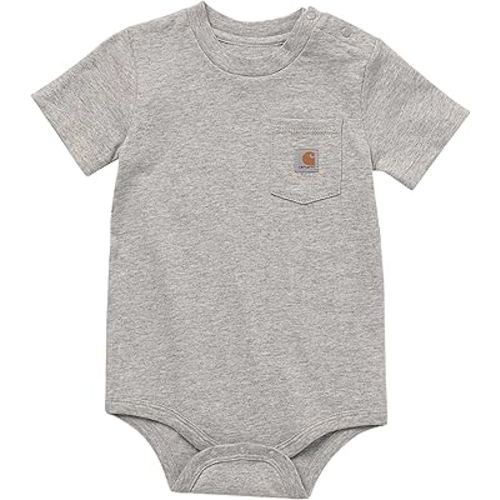 Carhartt Unisex Baby, Short-sleeve Bodysuit Pocket T-shirt