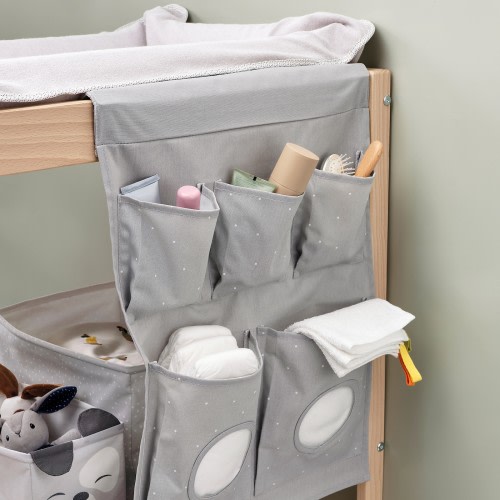 LEN Hanging storage - dotted/light gray 17 ¾x25 ¼ "